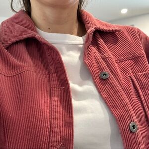 Women's Corduroy Jacket - Pink